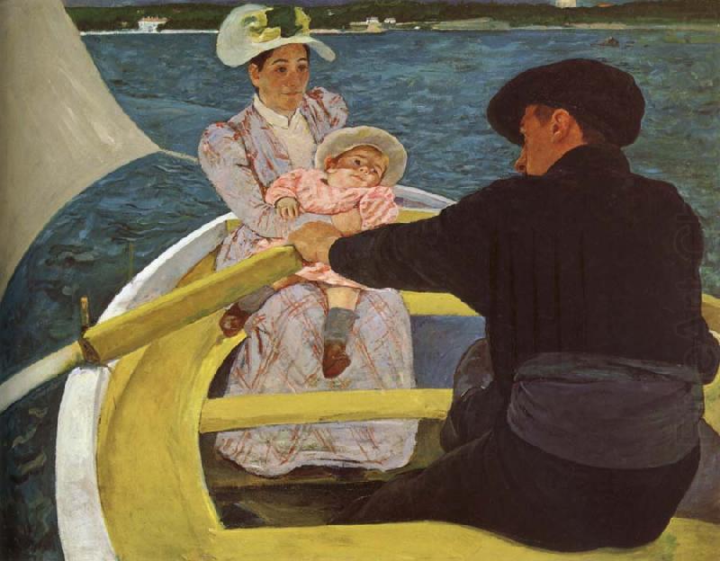 Mary Cassatt Float boat china oil painting image
